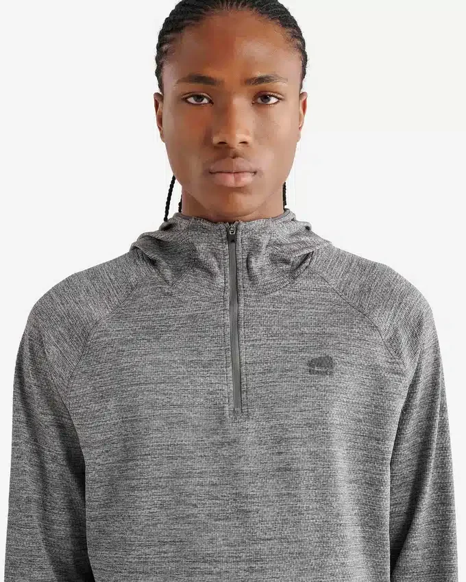 Active Textured Quarter Zip Hoodie Active Textured Quarter Zip Hoodie