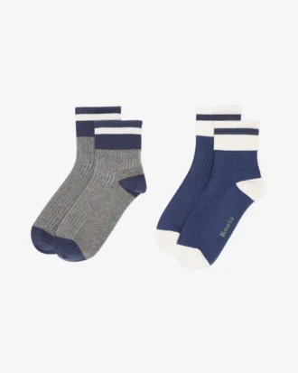 Adult Cotton Cabin Ankle Sock 2 Pack