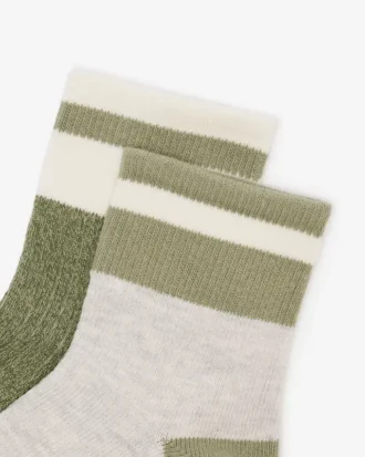 Adult Cotton Cabin Ankle Sock 2 Pack
