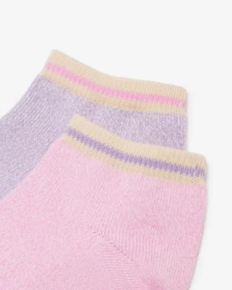 Adult Cotton Cabin Ped Sock 2 Pack