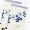 Adult Floral Print Quarter Sock Adult Floral Print Quarter Sock