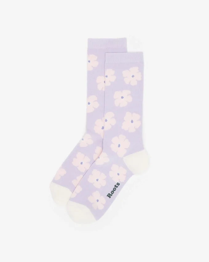 Adult Petal Plush Crew Sock Adult Petal Plush Crew Sock
