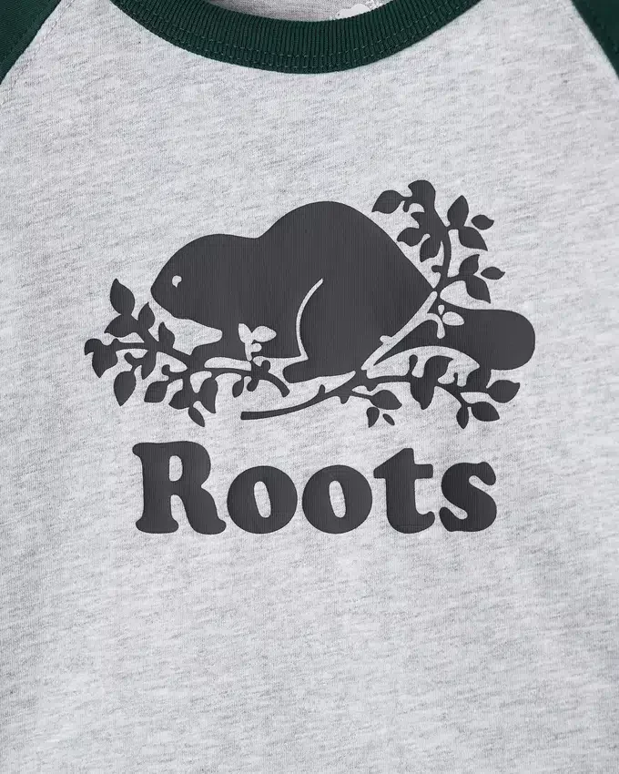 Baby Organic Cooper Baseball T-Shirt Baby Organic Cooper Baseball T-Shirt