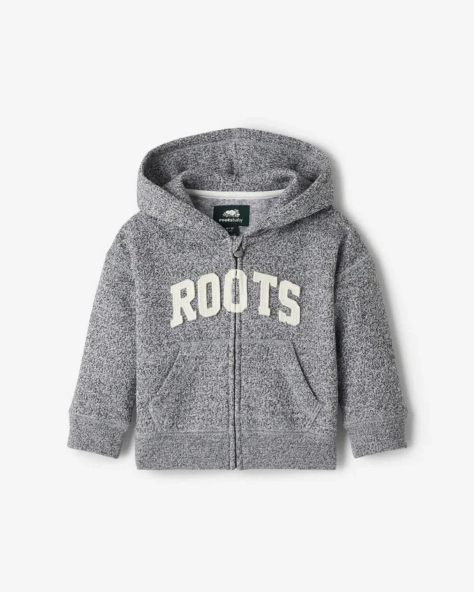 Baby Roots Applique Full Zip Hoodie Baby Roots Applique Full Zip Hoodie
