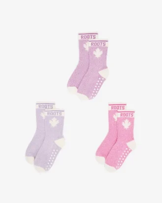 Baby & Toddler Cabin Maple Sock 3 Pack