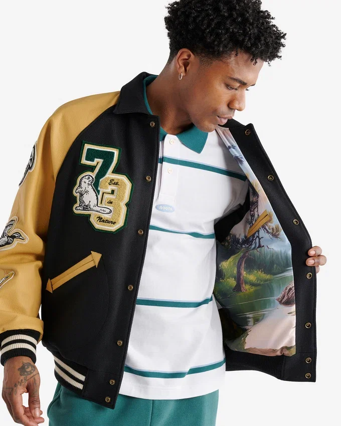 Beaver Canoe Varsity Jacket Beaver Canoe Varsity Jacket