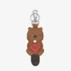 Beaver Charm Keychain