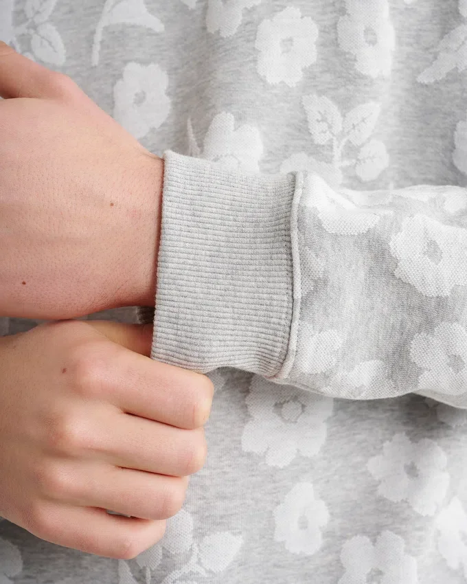 Floral Jacquard Hoodie Floral Jacquard Hoodie
