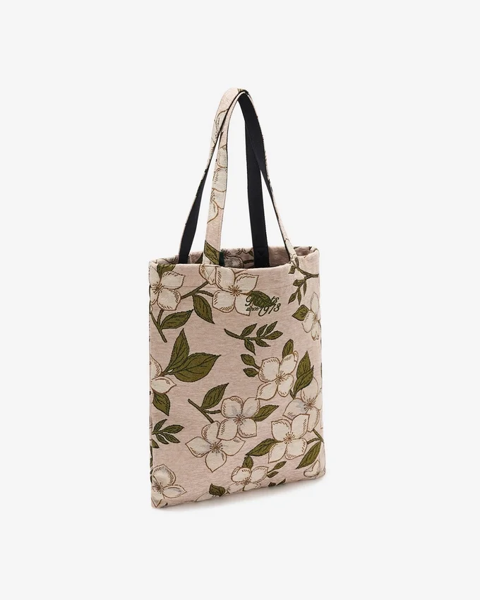 Floral Jacquard Tote Floral Jacquard Tote