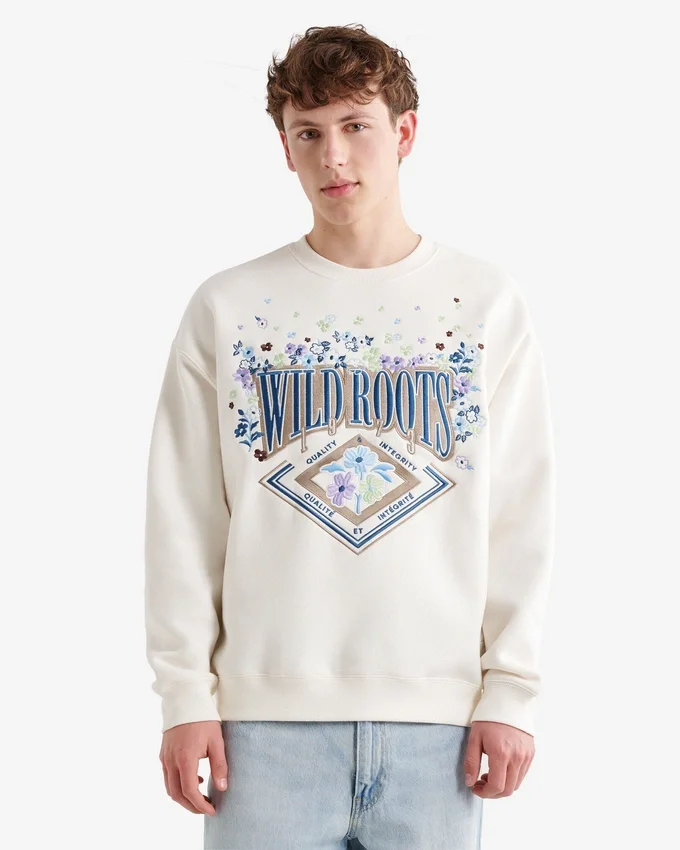 Floral Studio Fleece Crew Floral Studio Fleece Crew