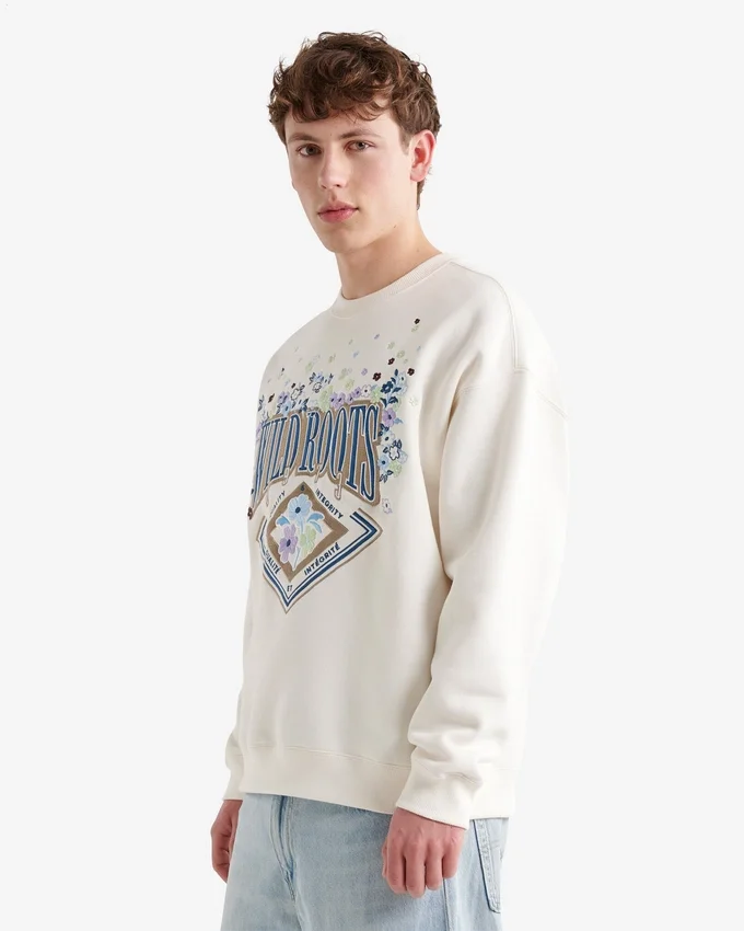 Floral Studio Fleece Crew Floral Studio Fleece Crew