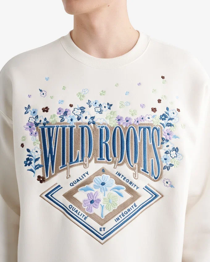 Floral Studio Fleece Crew Floral Studio Fleece Crew