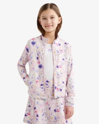Girls Active Fitted Track Jacket
