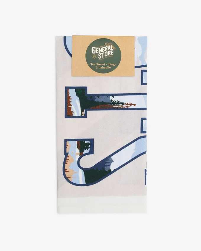 Greetings From BC Tea Towel Greetings From BC Tea Towel