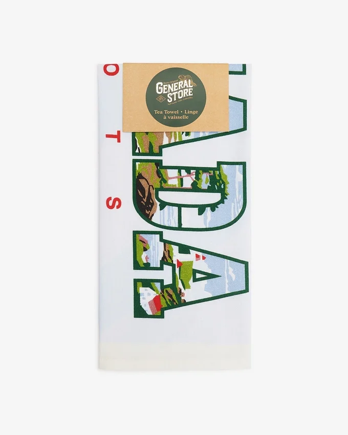 Greetings From Canada Tea Towel Greetings From Canada Tea Towel