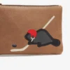 Hockey Beaver Zip Pouch Cervino