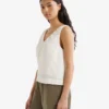 Isla Cotton Gauze Gathered Tank Isla Cotton Gauze Gathered Tank