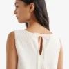 Isla Cotton Gauze Gathered Tank Isla Cotton Gauze Gathered Tank