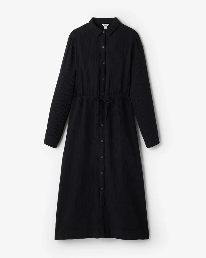 Isla Cotton Gauze Shirt Dress Isla Cotton Gauze Shirt Dress