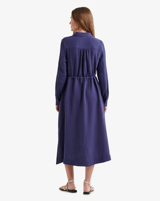 Isla Cotton Gauze Shirt Dress Isla Cotton Gauze Shirt Dress