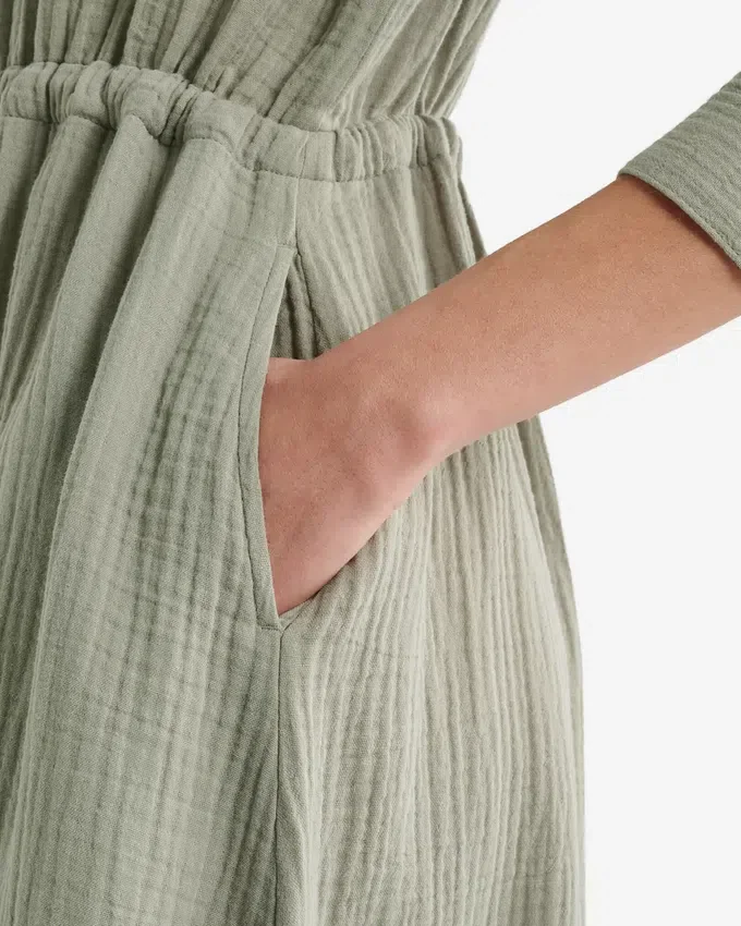 Isla Cotton Gauze Shirt Dress Isla Cotton Gauze Shirt Dress
