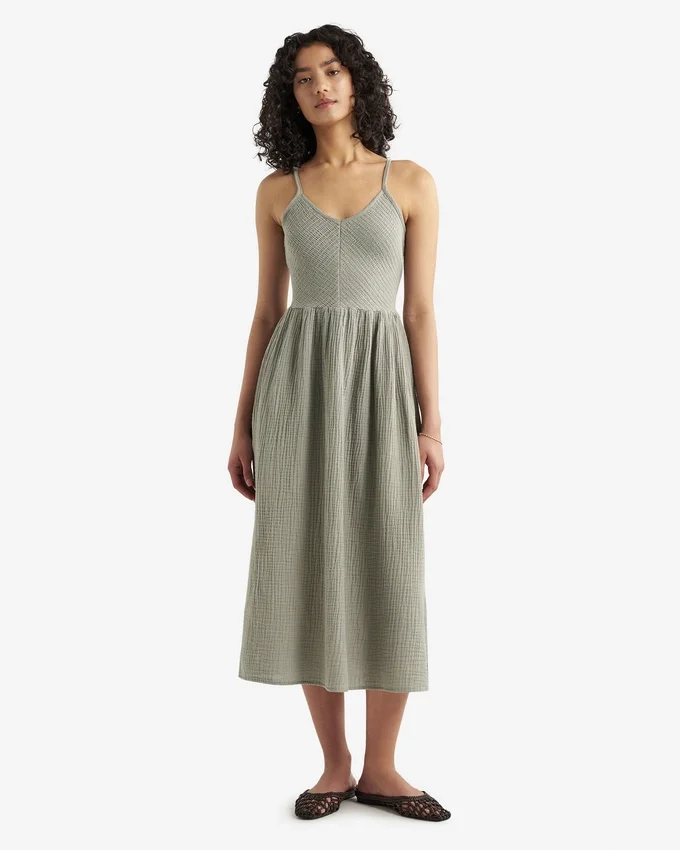 Isla Cotton Gauze Smocked Dress Isla Cotton Gauze Smocked Dress