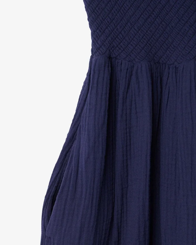 Isla Cotton Gauze Smocked Dress Isla Cotton Gauze Smocked Dress