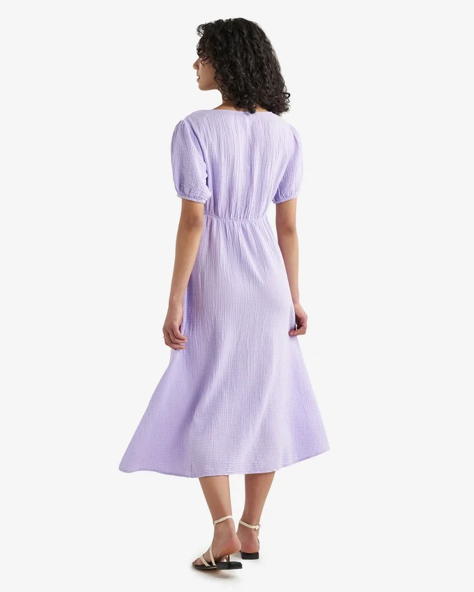 Isla Cotton Gauze Tea Dress Isla Cotton Gauze Tea Dress