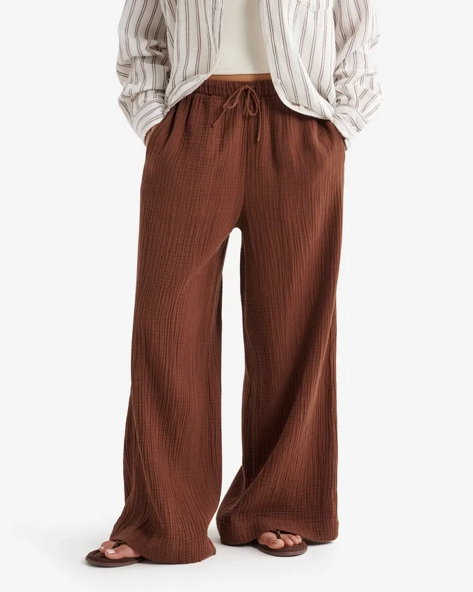 Isla Cotton Wide Leg Pant Isla Cotton Wide Leg Pant