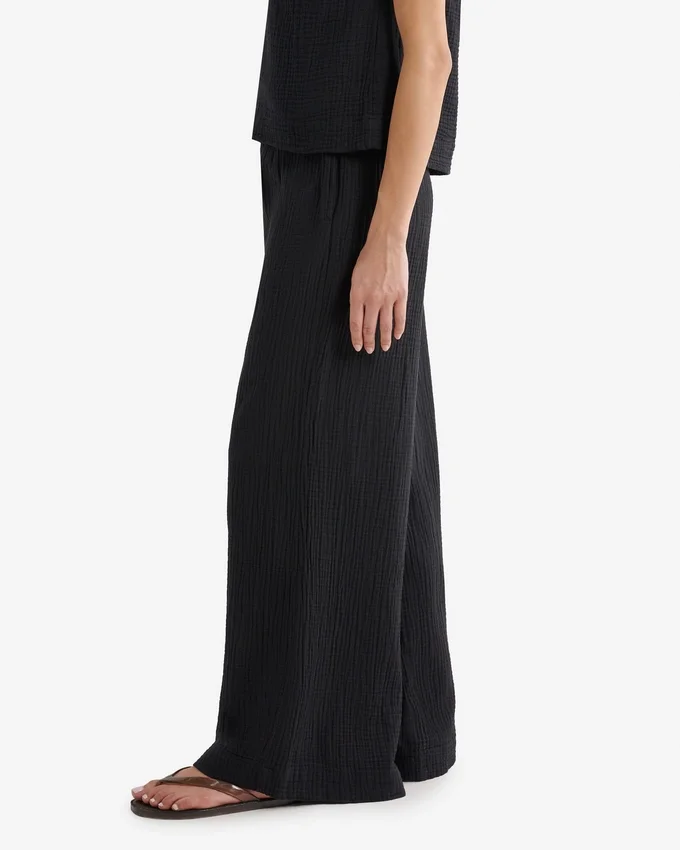 Isla Cotton Wide Leg Pant Isla Cotton Wide Leg Pant