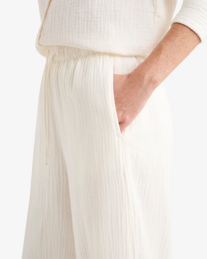 Isla Cotton Wide Leg Pant Isla Cotton Wide Leg Pant