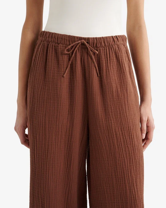 Isla Cotton Wide Leg Pant Isla Cotton Wide Leg Pant