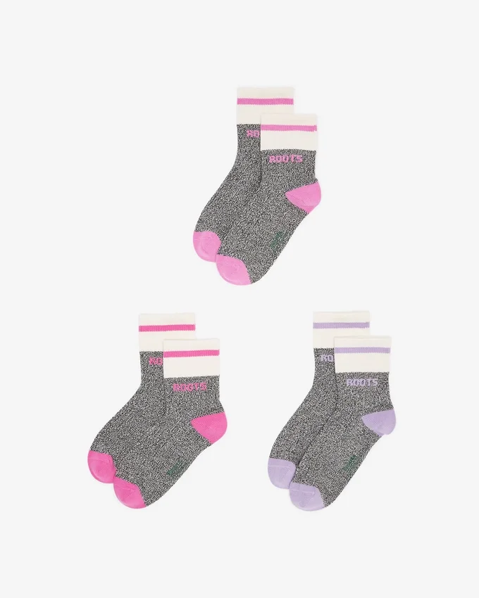 Kids Cabin Ankle Sock 3 Pack Kids Cabin Ankle Sock 3 Pack