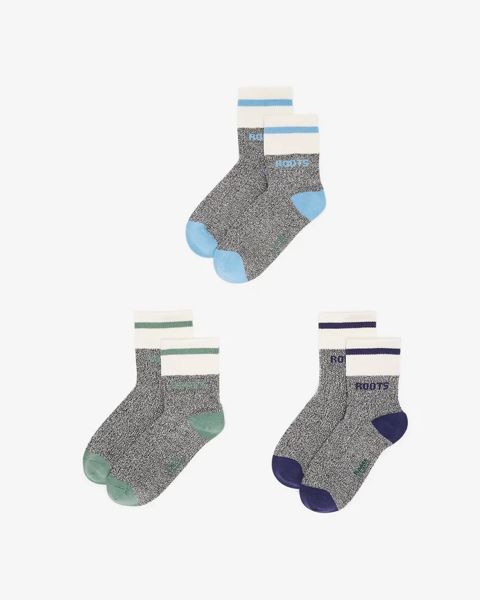 Kids Cabin Ankle Sock 3 Pack Kids Cabin Ankle Sock 3 Pack