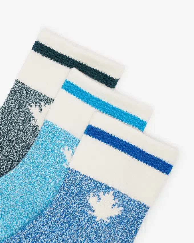 Kids Cabin Maple Sock 3 Pack Kids Cabin Maple Sock 3 Pack