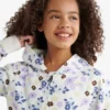 Kids Floral Full Zip Hoodie Kids Floral Full Zip Hoodie