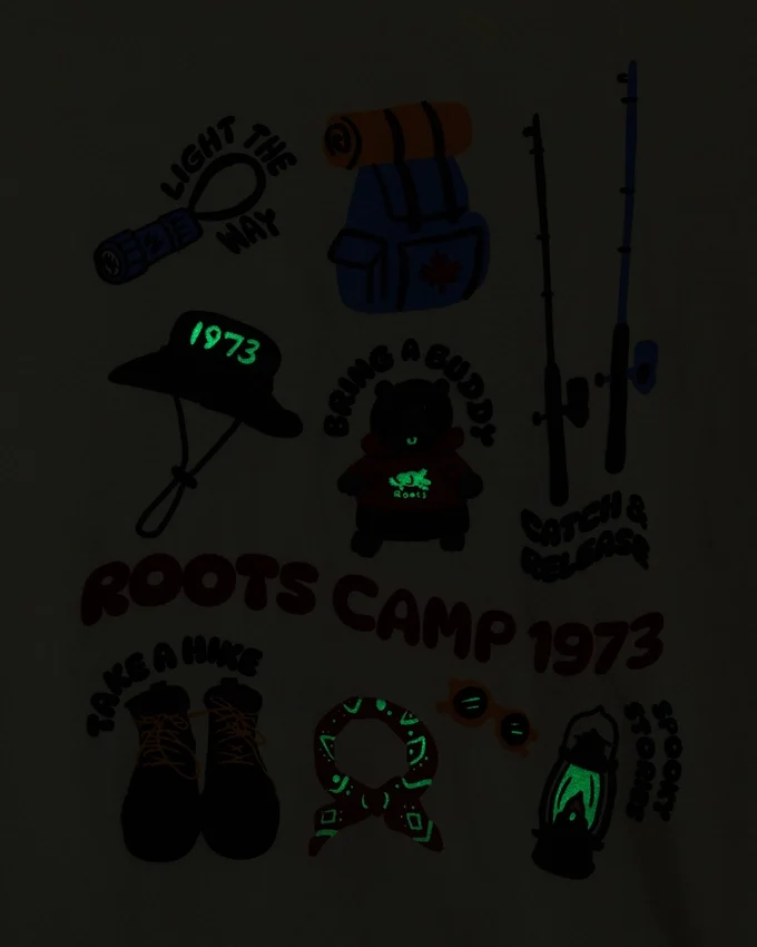 Kids Glow In The Dark Camp T-Shirt Kids Glow In The Dark Camp T-Shirt