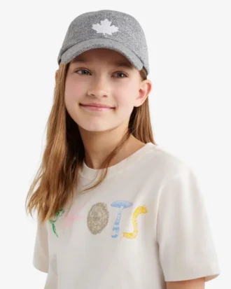 Kids Maple Leaf Fleece Baseball Cap Kids Maple Leaf Fleece Baseball Cap