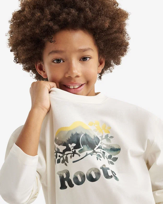 Kids Organic Cooper Watercolour T-Shirt Kids Organic Cooper Watercolour T-Shirt
