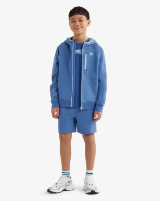 Kids Recover Interlock Full Zip Hoodie Kids Recover Interlock Full Zip Hoodie