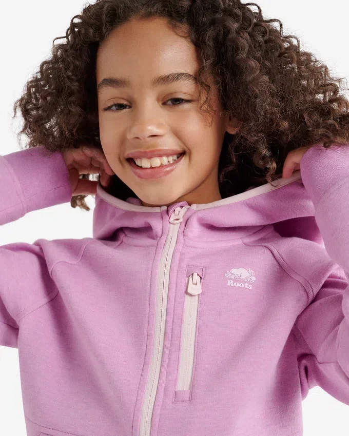 Kids Recover Interlock Full Zip Hoodie Kids Recover Interlock Full Zip Hoodie