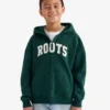 Kids Roots Applique Full Zip Hoodie Kids Roots Applique Full Zip Hoodie