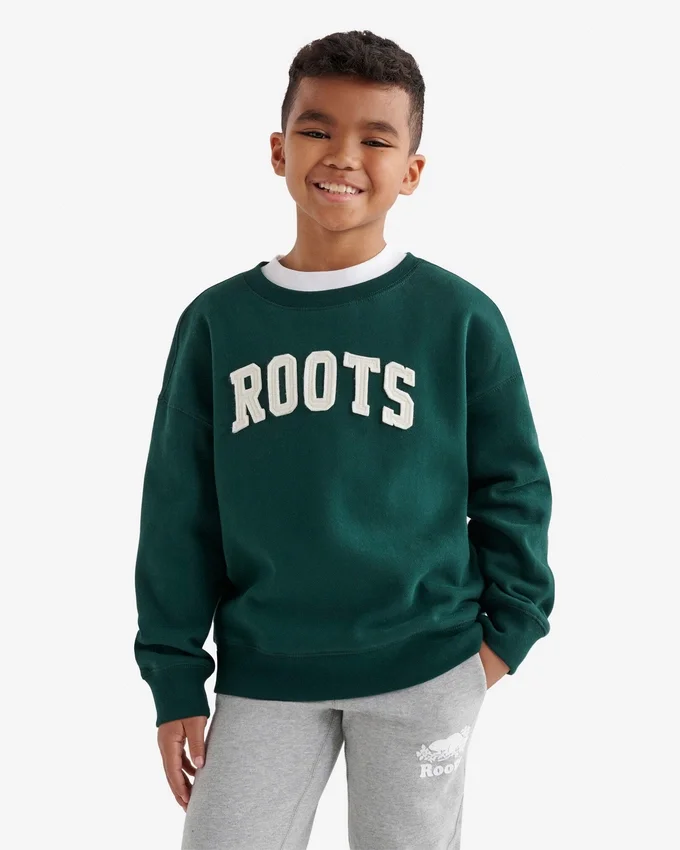 Kids Roots Applique Sweatshirt Kids Roots Applique Sweatshirt