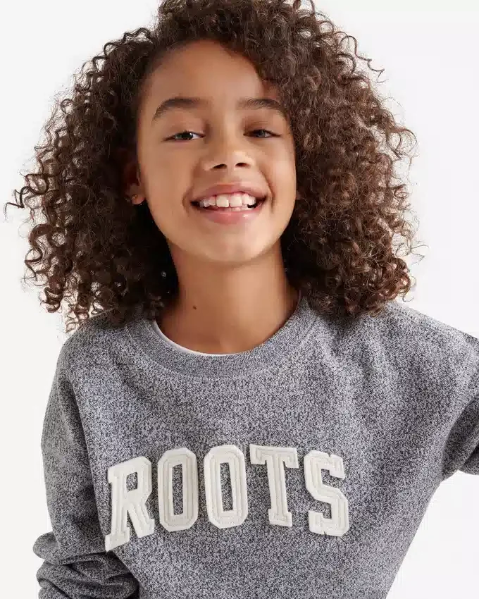 Kids Roots Applique Sweatshirt Kids Roots Applique Sweatshirt
