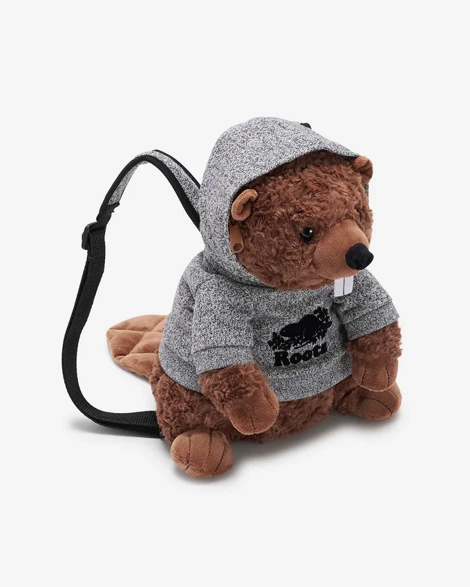 Kids Roots Beaver Stuffie Bag Kids Roots Beaver Stuffie Bag