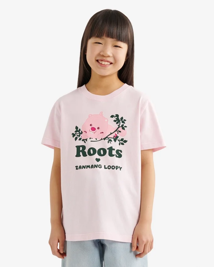 Kids Roots X Zanmang Loopy T-Shirt Kids Roots X Zanmang Loopy T-Shirt