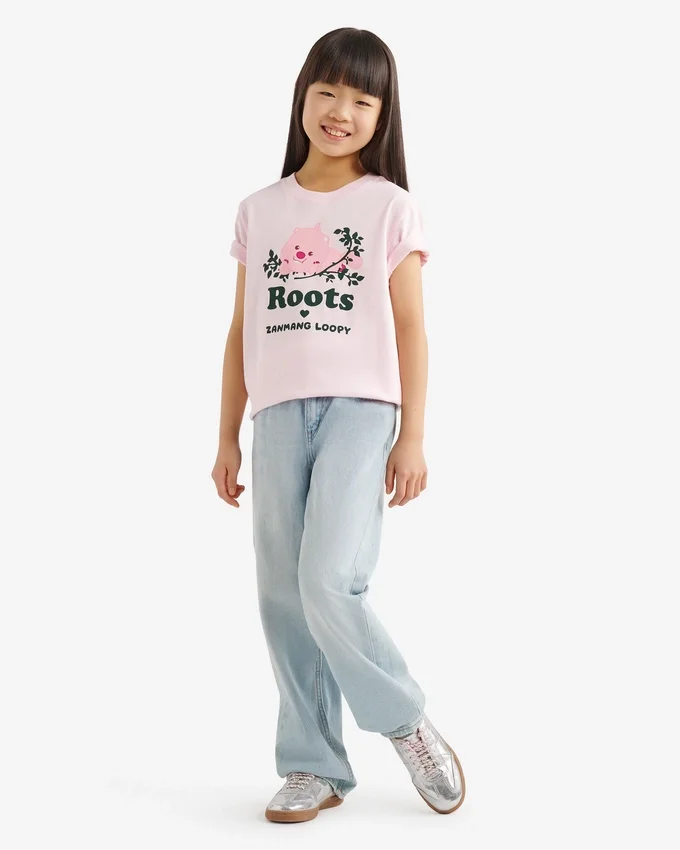 Kids Roots X Zanmang Loopy T-Shirt Kids Roots X Zanmang Loopy T-Shirt