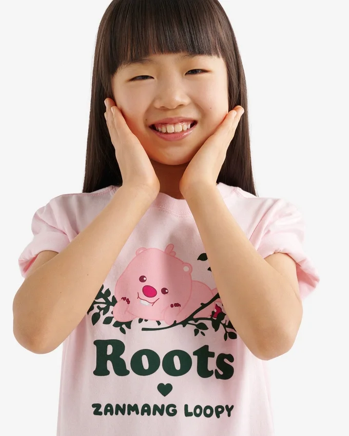 Kids Roots X Zanmang Loopy T-Shirt Kids Roots X Zanmang Loopy T-Shirt