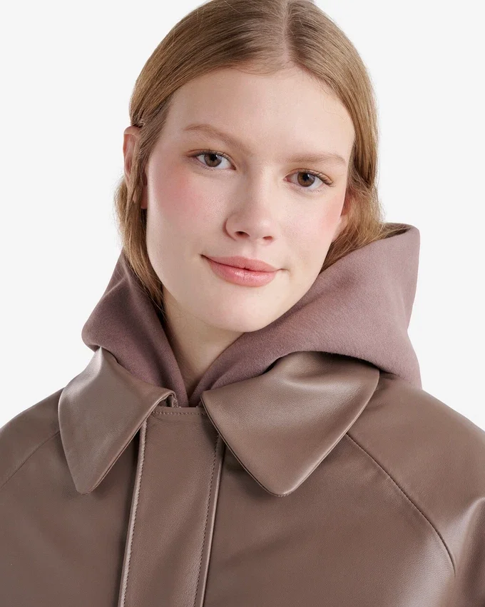 Leather Bubble Jacket Leather Bubble Jacket
