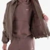 Leather Bubble Jacket Leather Bubble Jacket